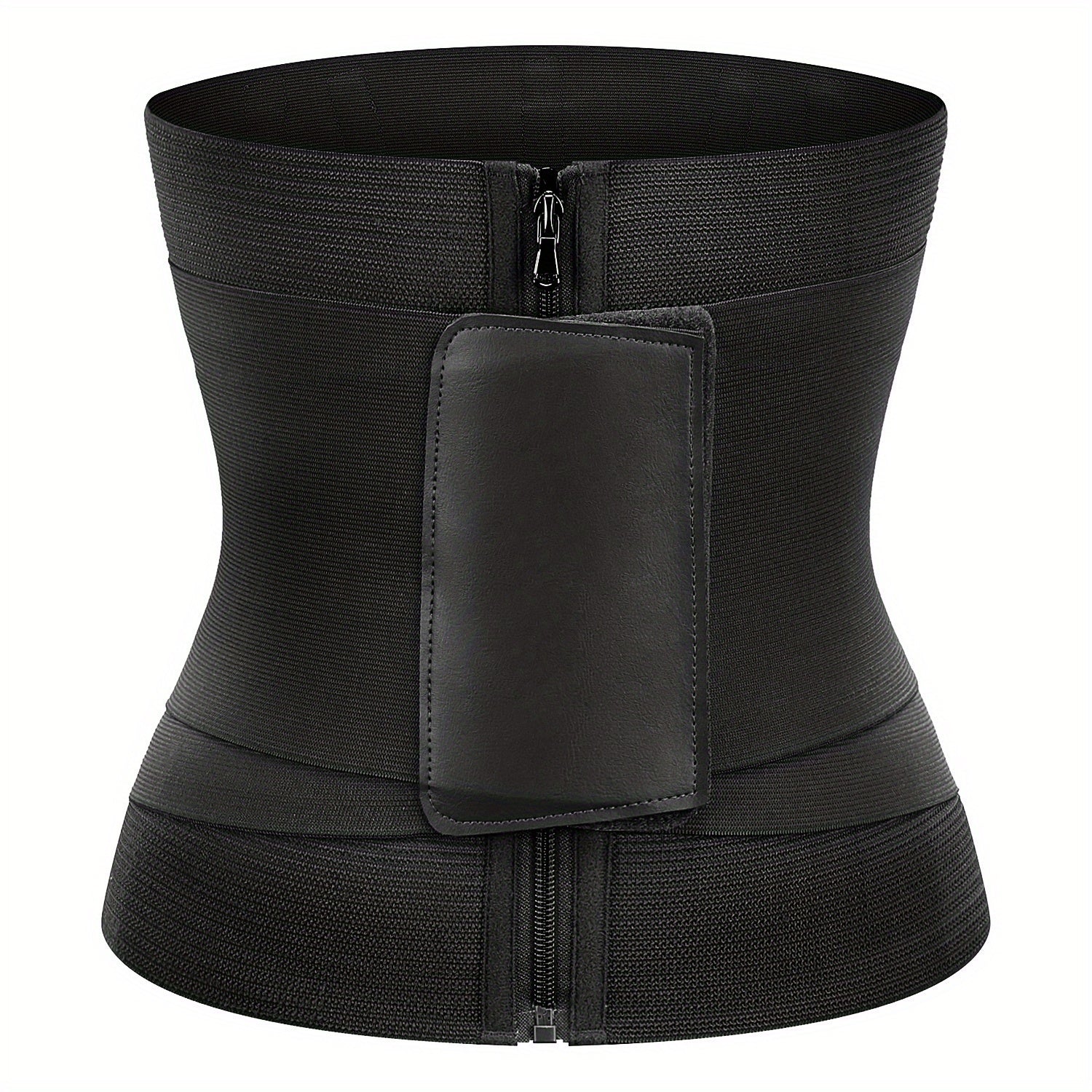 Waist Trainer Tummy Wrap Tummy Control Zipper Slimmer Belly Belt