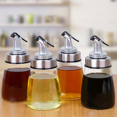 Glass Bottle Leak-proof Dispenser Kitchen Seasoning Storage