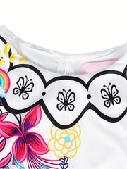 2pcs Toddler Girls Princess Costume Halloween Dress