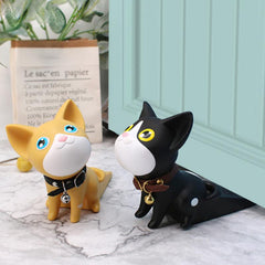 Cute Cat Door Stopper, Easy to Install, Keeps Doors Open