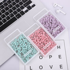 100pcs Macaroon Colored Push Pins for Bulletin Board
