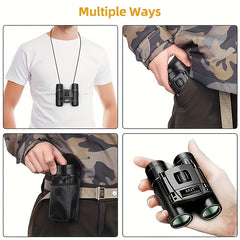 Portable HD Binoculars for Travel Camping Hiking