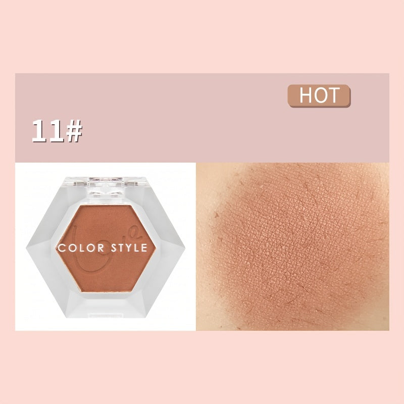 Monochrome Eyeshadow Powder Dark Brown Orange Tone Matte