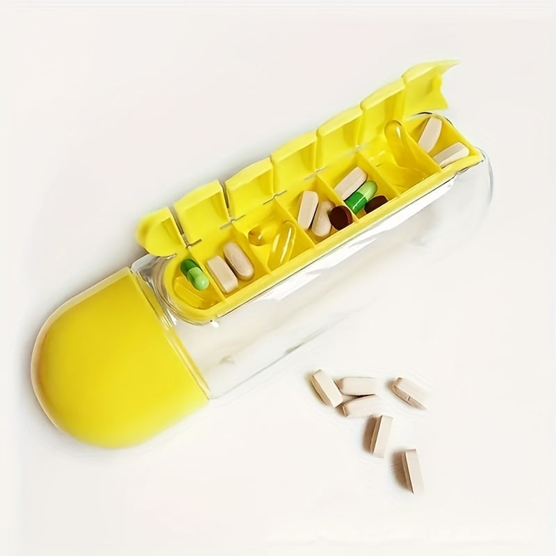 Outdoor Portable Water Bottle With Medicine Box