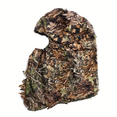 3D Leaf Ghillie Camo Mask Full Coverage Breathable Mask for Turkey Hunting