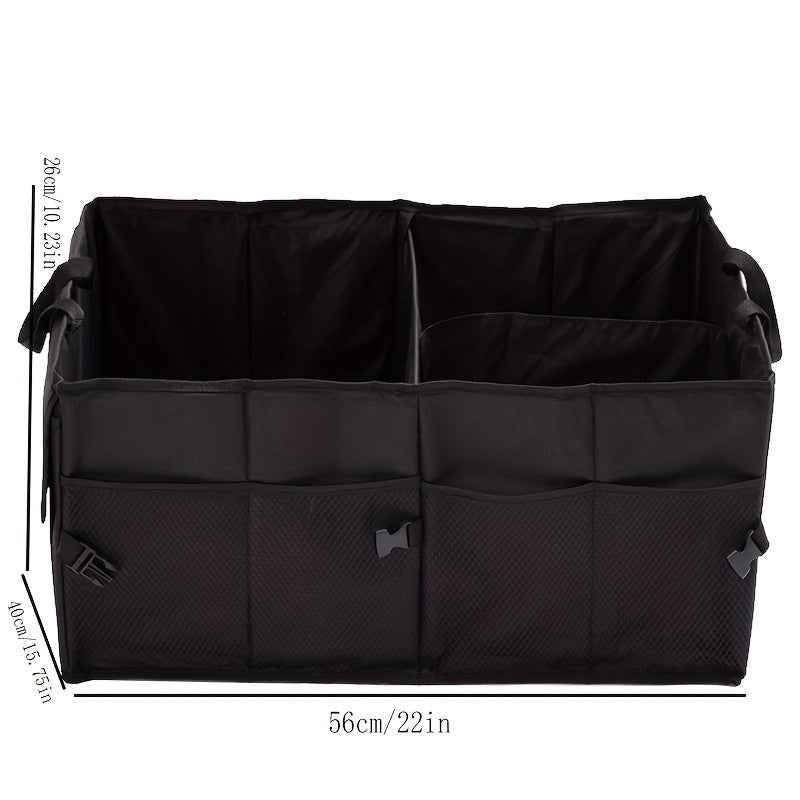 Large Capacity Car Trunk Organizer Foldable Cargo Storage Box