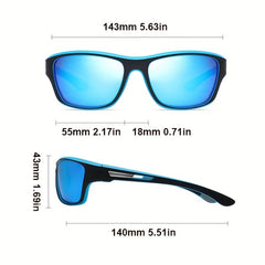 Men's Polarized Cycling Sunglasses with Case and Cloth
