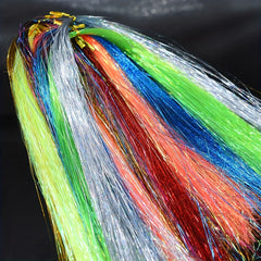 9pcs Colorful Soft Flash Fly Tying Material Fishing Gear Accessories