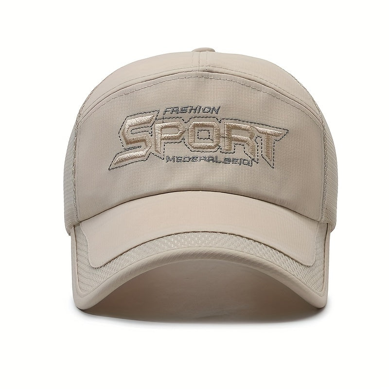 Summer Men's Baseball Cap Outdoor Sun Hat Mesh Cap
