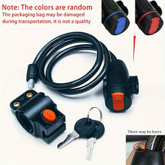 Heavy Duty Bike Lock with Steel Chain and Seat Tube Bracket