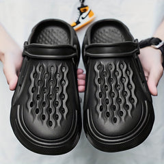 Unisex Lightweight Comfy Clogs Hollow Out Non Slip Garden Shoes Summer