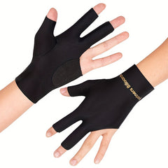 1pc Billiard Three finger Gloves Cotton Non slip Pool Gloves For Left Hand