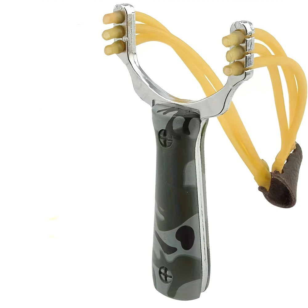 Professional Outdoor Slingshot Aluminum Alloy Camouflage Toy