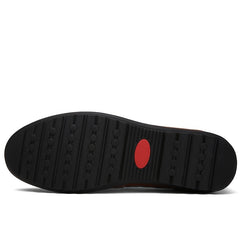 CLOHOO Custom Leather Loafers Lightweight Casual Sneakers