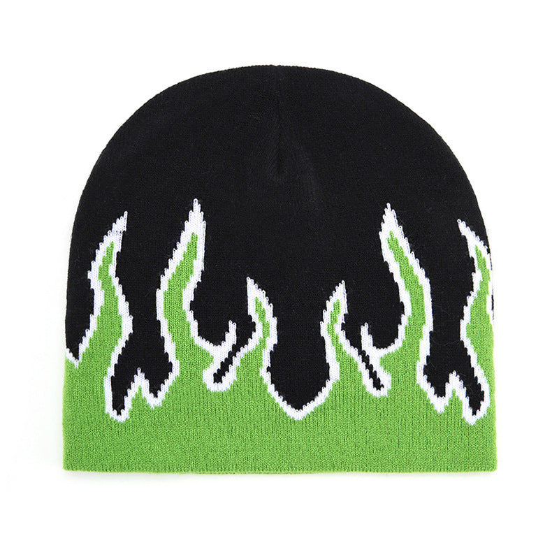 Flame Beanie Hat for Outdoor Sports - Stay Warm & Stylish