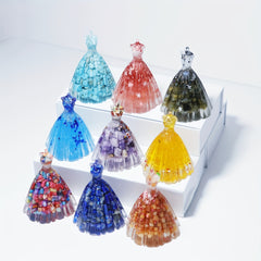 Wedding Dress Resin Crystal Gravel Drop Glue Ornaments Gift