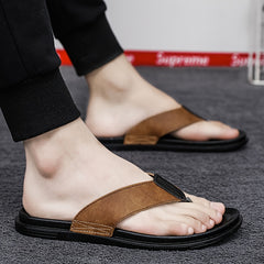 Men's Thong Sandals Non Slip Flip flops Shoes Toe Post Slides
