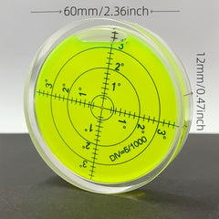 Circular Bubble Spirit Levels Golf On Course Accessories