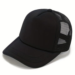 Men's Summer Sun Protection Baseball Cap with Mesh - Block