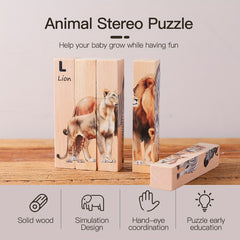 Baby Puzzle Animal Puzzle Toys Infant Early Childhood Toys