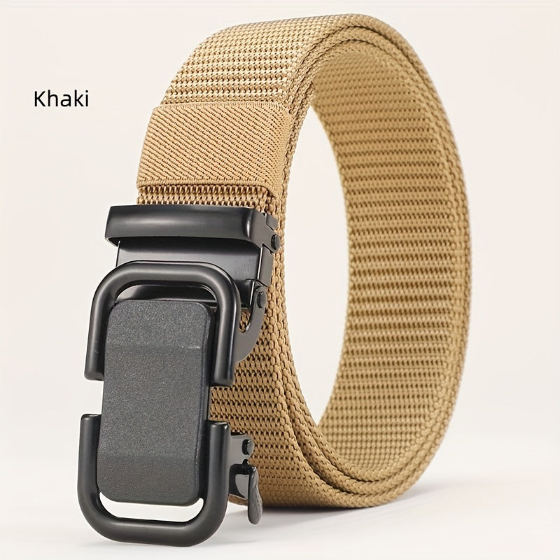 Men's Nylon Outdoor Casual Belt with Automatic Buckle