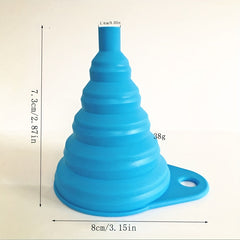 1pc Collapsible Funnel Mini for Kitchen & Automotive Tasks