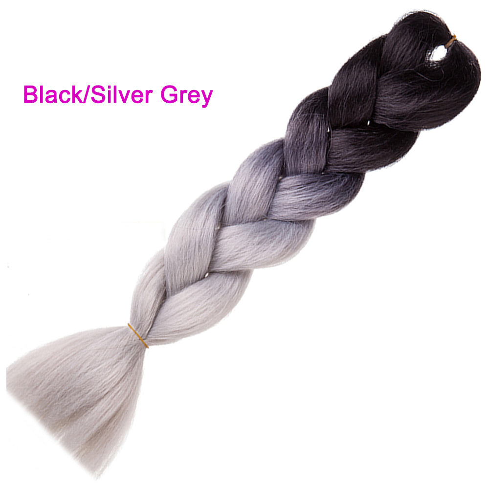 1pc 60-100g Jumbo Braiding Hair Ombre Extensions