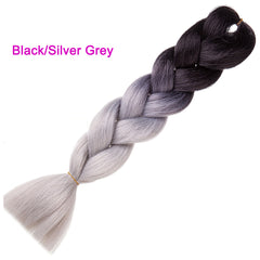 1pc 60-100g Jumbo Braiding Hair Ombre Extensions