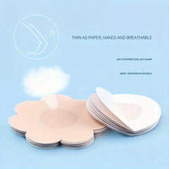 100pcs Disposable Breast Patch Anti-protruding Invisible Wedding Dress