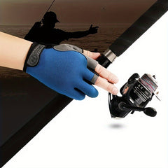 Unisex Fishing Gloves Breathable Anti Slip Wear Resistant