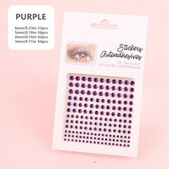 165 Pcs Acrylic Face Gems - Halloween Makeup Decoration