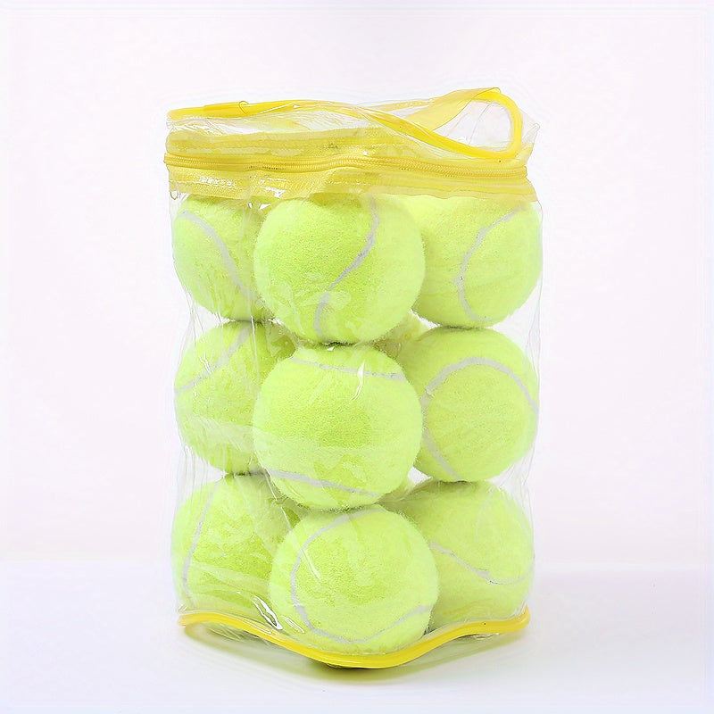 12pcs High Elastic Tennis Balls for Competitive Training
