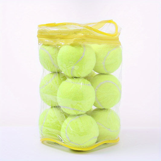 12pcs High Elastic Tennis Balls for Competitive Training