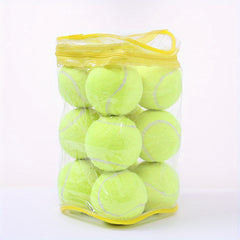 12pcs High Elastic Tennis Balls for Competitive Training