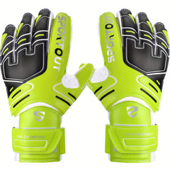 Goalkeeper Gloves Strong Grip Beginner Football Great Protection