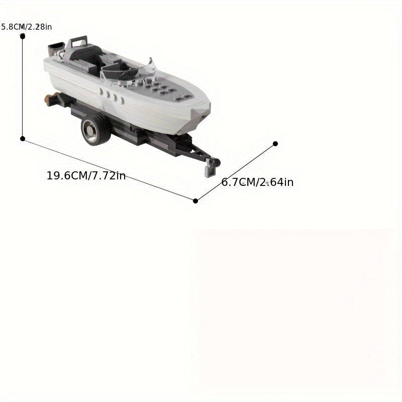 Yacht Building Block Assembly Toys