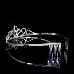 Rhinestone Headband Queen Crown Tiara Bridal Hair Accessories
