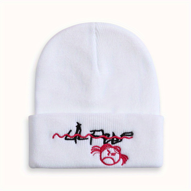 Men's Embroidered Beanie Hat