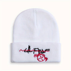 Men's Embroidered Beanie Hat