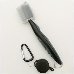 Golf Club Cleaning Brush with Protective Case and Carabiner Clip