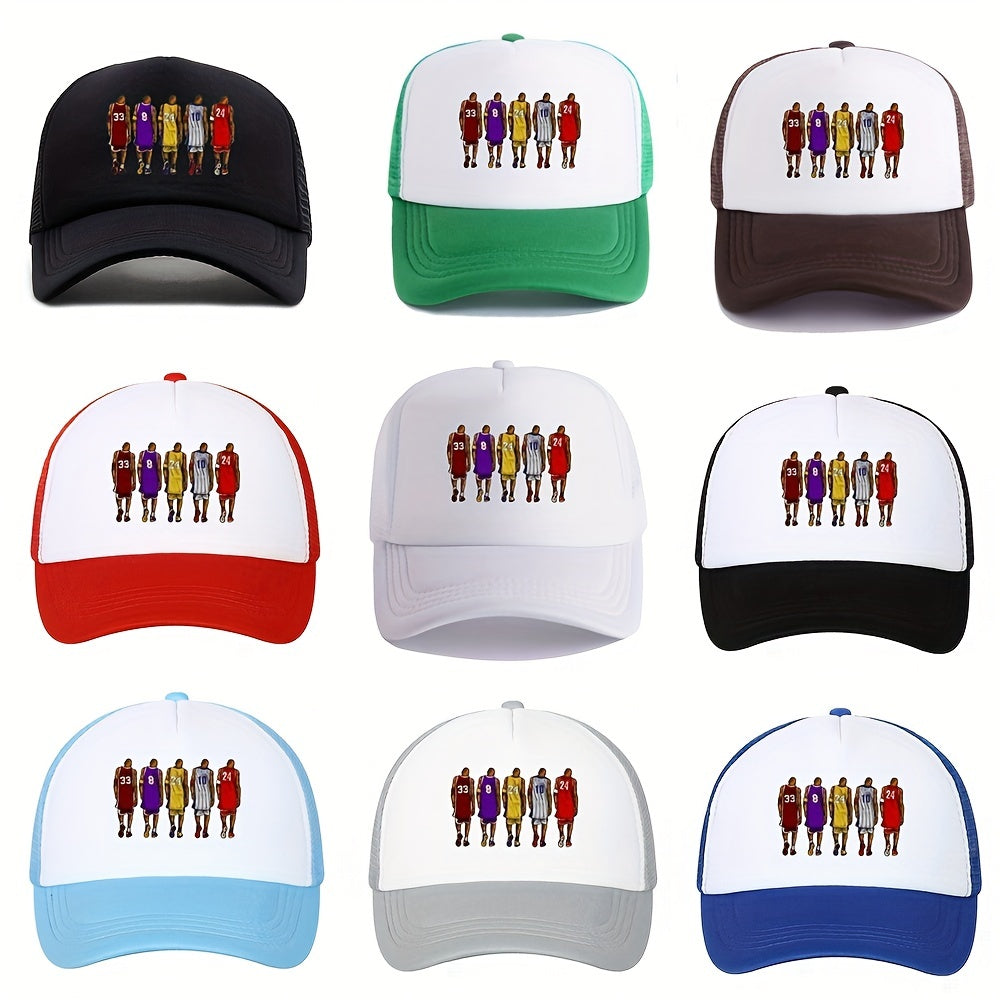 Unisex Adjustable Baseball Cap with Embroidery for Outdoor Sport