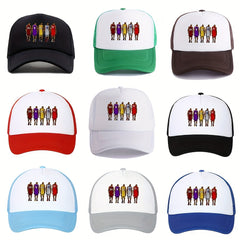 Unisex Adjustable Baseball Cap with Embroidery for Outdoor Sport