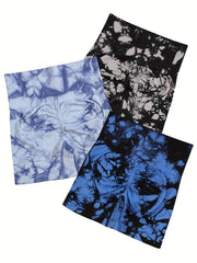 Tie Dye Yoga Shorts High Stretch Running Fitness Shorts Women's Activewear