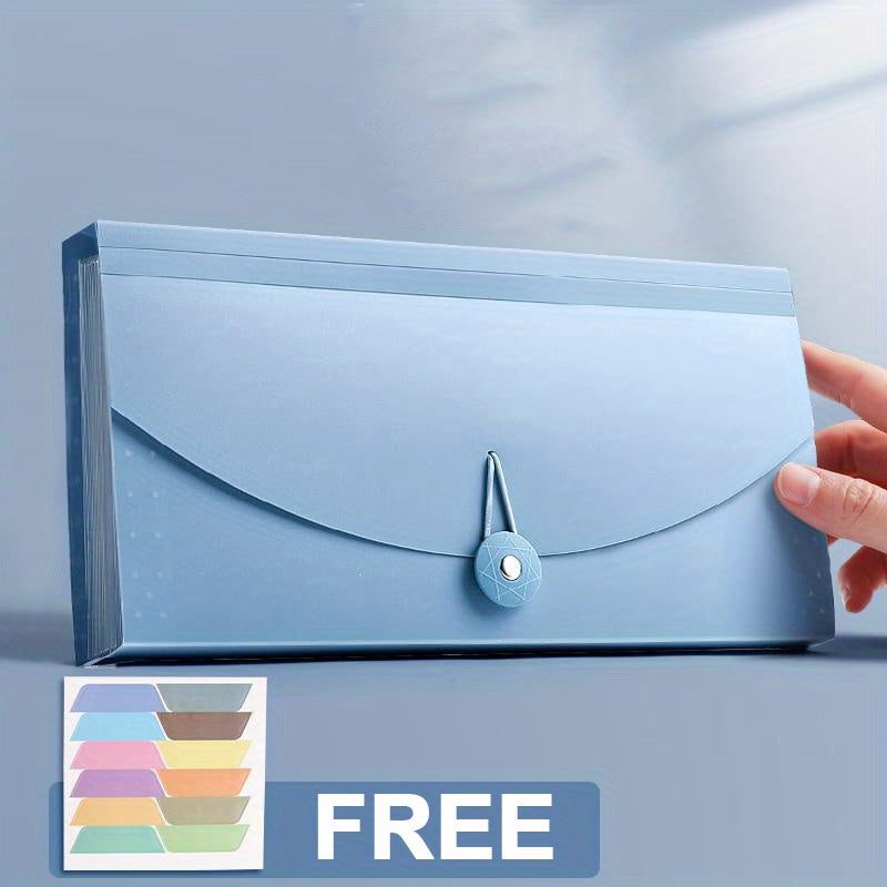 Accordion Folder 13 Grids Large Capacity Office Storage Bag