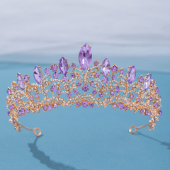 Baroque Rhinestone Crown Hairband Headband Princess Tiara