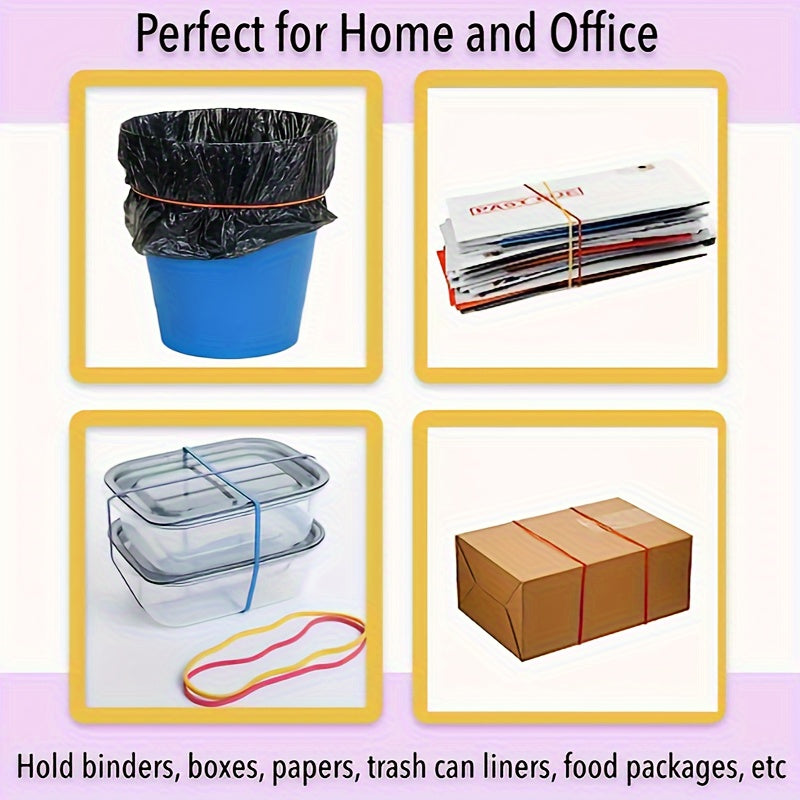 200pcs Large Size Rubber Bands for Office File 36 x 14 x 17mm