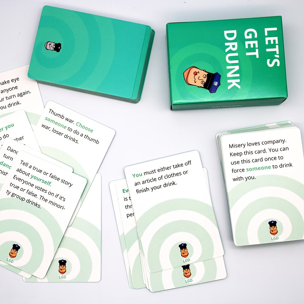 Let's Get Drunk Card Game for Adults - Perfect for Parties and Family Gatherings