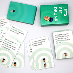 Let's Get Drunk Card Game for Adults - Perfect for Parties and Family Gatherings