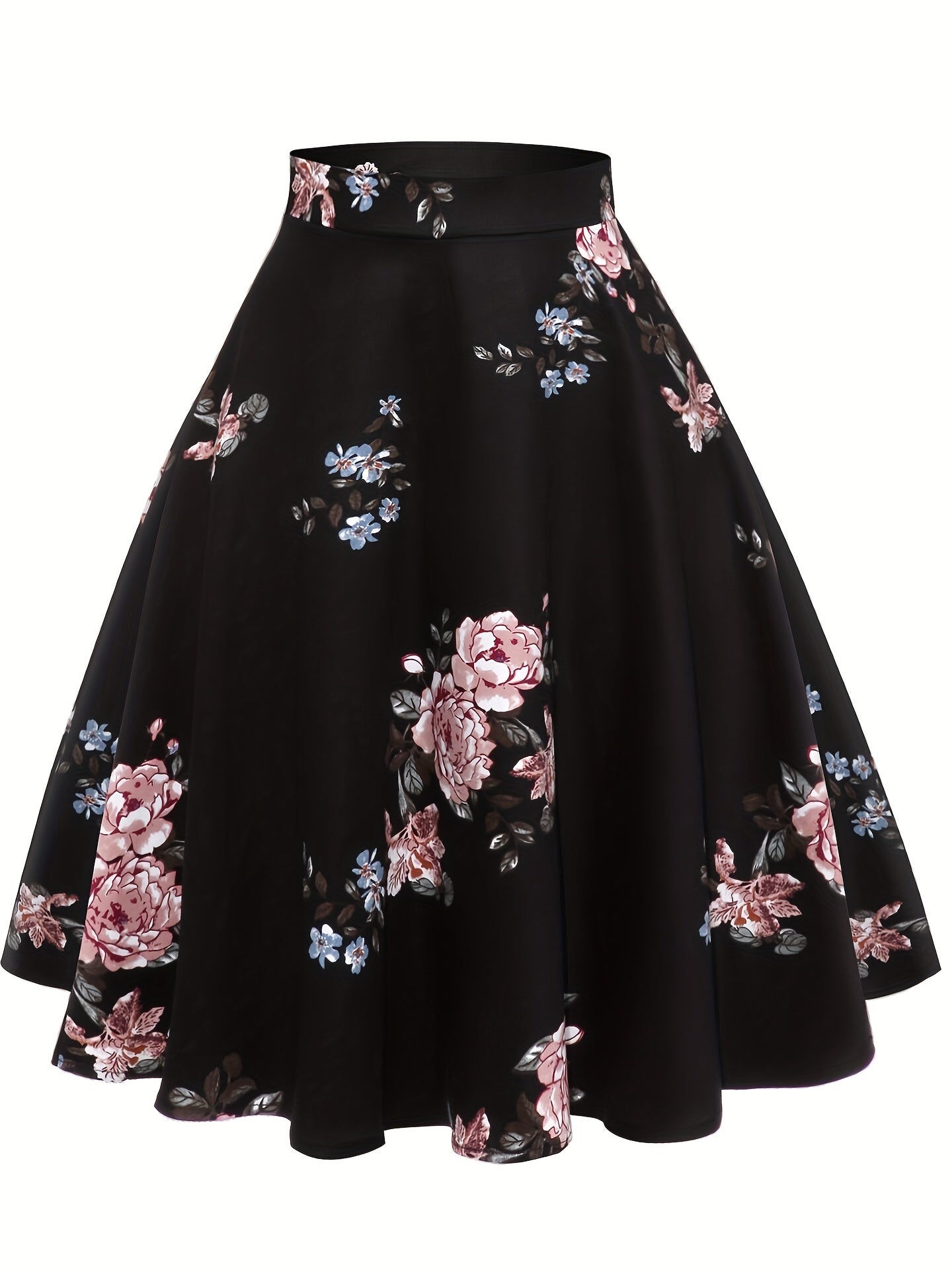 Floral Print Skirt for Spring & Summer Women's Clothing