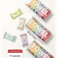 14-Pack Portable Cotton Facial Cleansing Towels for Travel & Cleaning